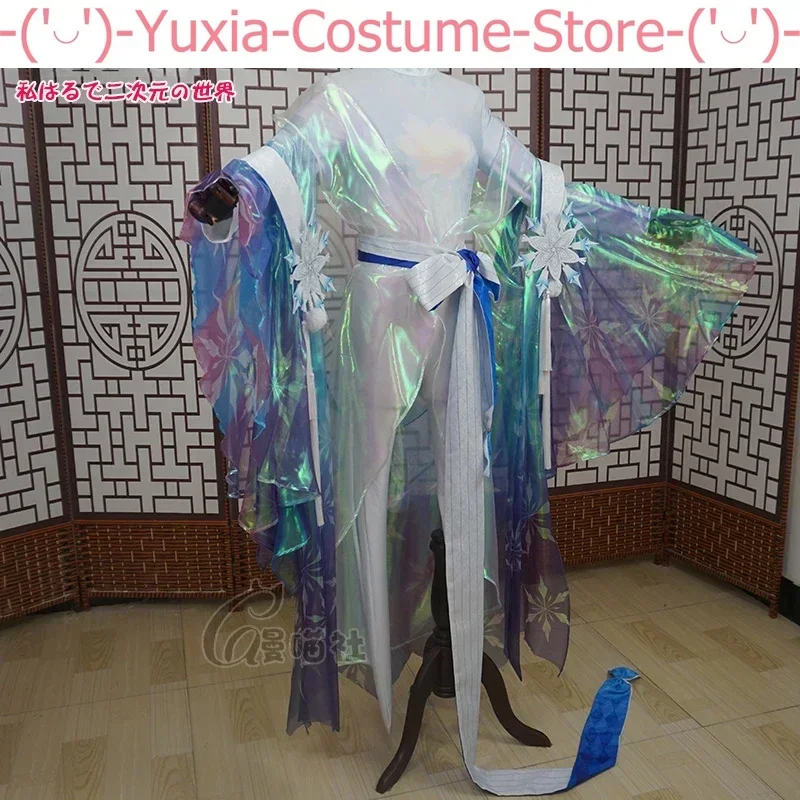 Anime! Onmyoji Cicada Snow Girl SP  Game Suit Gorgeous Jumpsuits Uniform Cosplay Costume Halloween Party Outfit For Women NEW