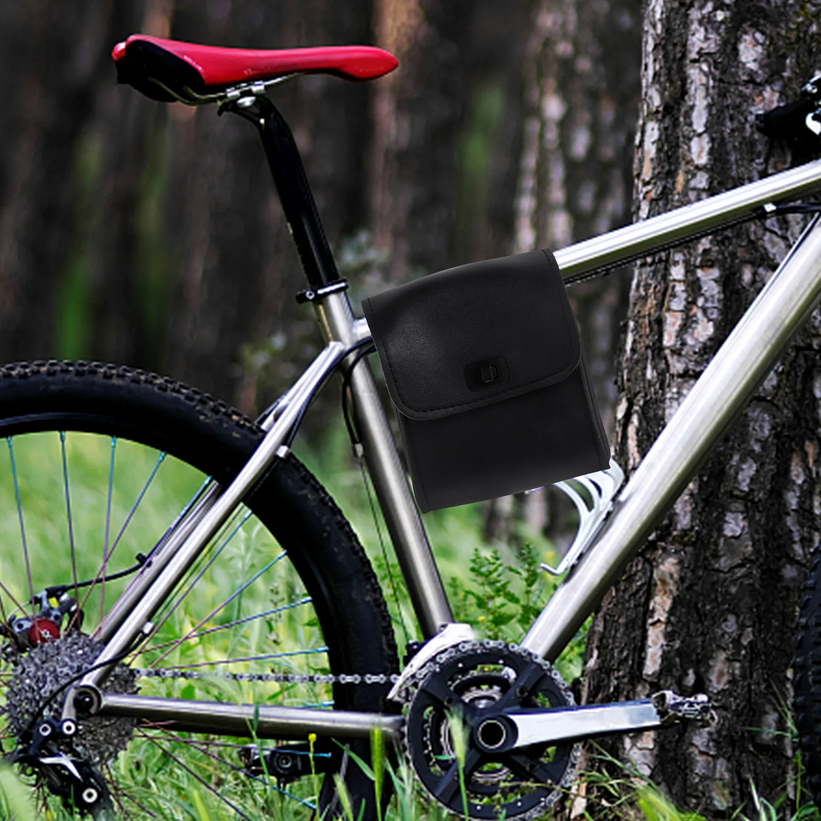 

Top Tube Handlebar Bag Cycling Pannier Saddlebag Bike Accessories for Glove Camera Phone Bottle Travel Daily Use Wear-resistant
