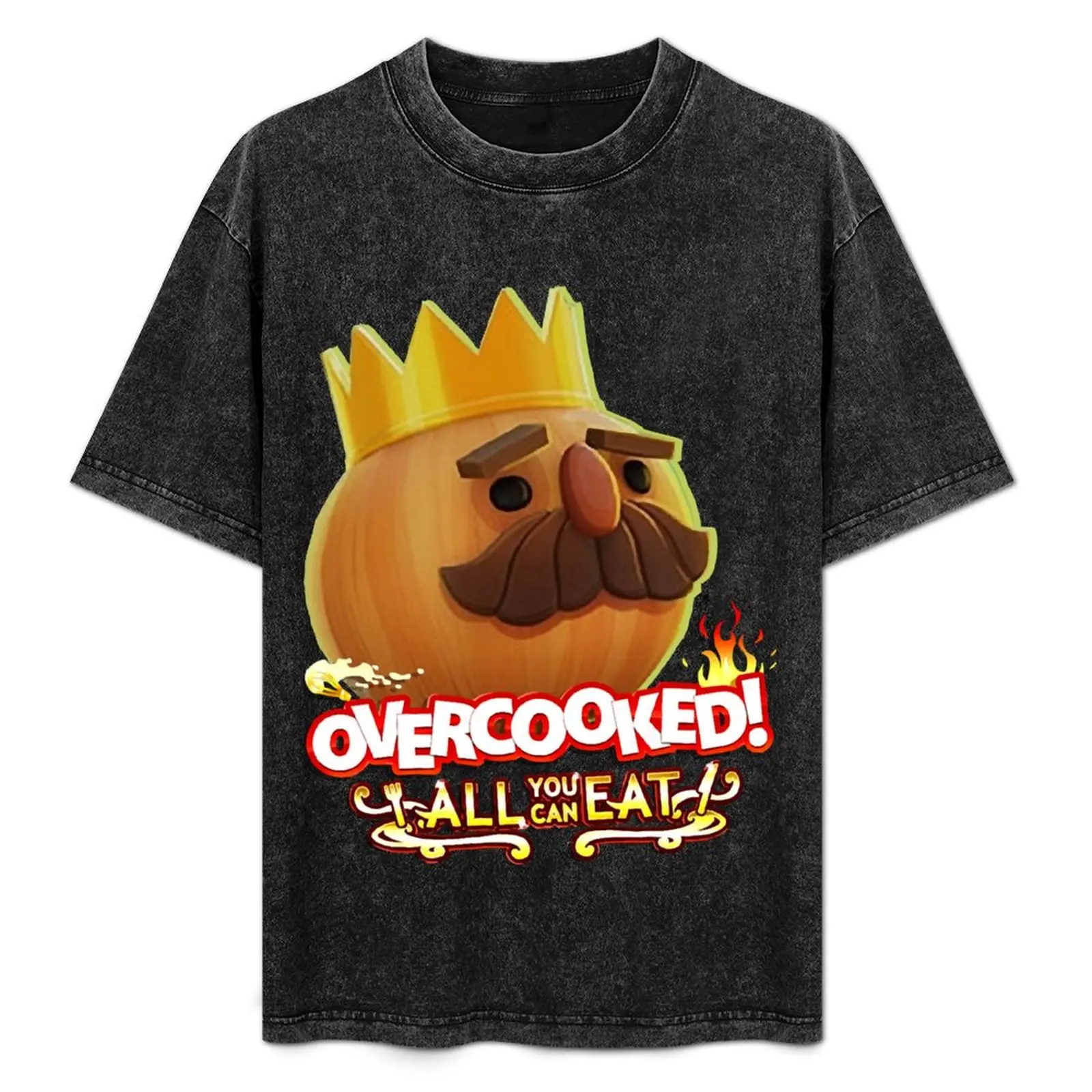 

Overcooked! All You Can Eat Logo T-Shirt Simple Casual Short Sleeve Cotton T-Shirt