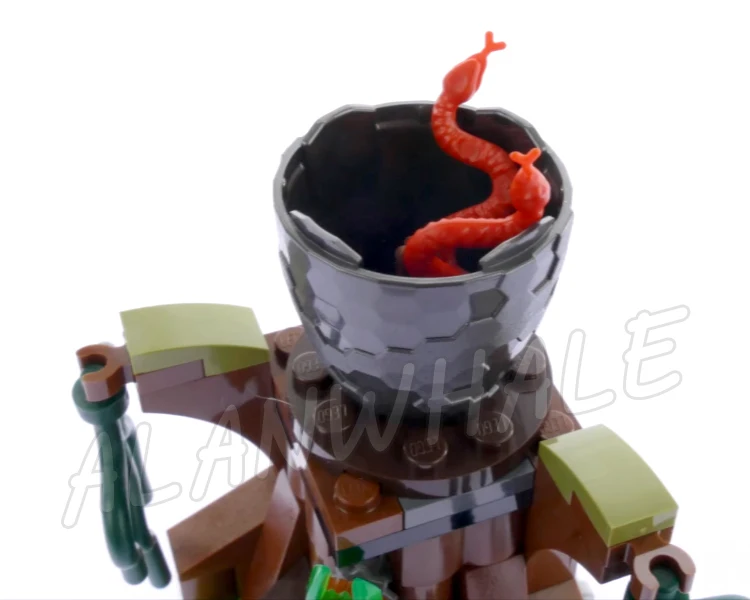 101pcs The Vermillion Attack Egg Kai Rivett Slackjaw 10578 DIY Building Blocks 70621 Children Sets Compatible with Model 06047