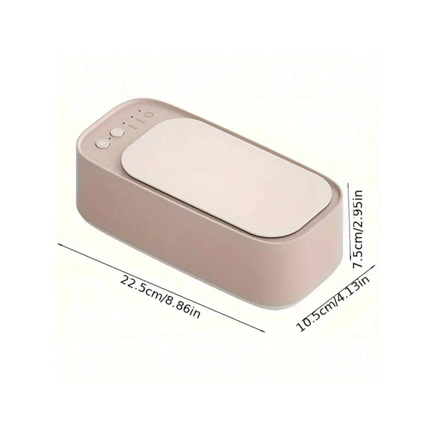 Máquina de limpieza de gafas, limpieza automática de alta frecuencia, soportes de joyería, lentes de contacto, mini limpiador portátil.