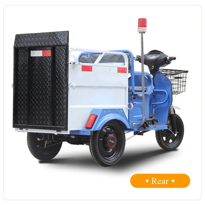 2025QY11 ثلاث عجلات الطريق الكهربائية ارتفاع ضغط تنظيف مركبة الطريق سطح غسل شاحنة الطريق غسل الرش