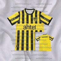 Soccer Jersey for Men Women Kids Atlético Peñarol Soccer Jersey Casual Round Neck Short Sleeve Shirts Breathable Quick Drying