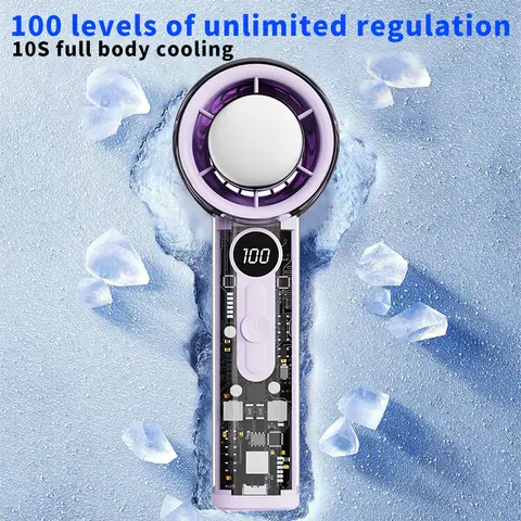 Snabb, hopfällbar kylfläkt FC08, perfekt för utomhussamtal och bergsklättring för att hålla sig sval 10 best sales höghastighetsfläkt - №10