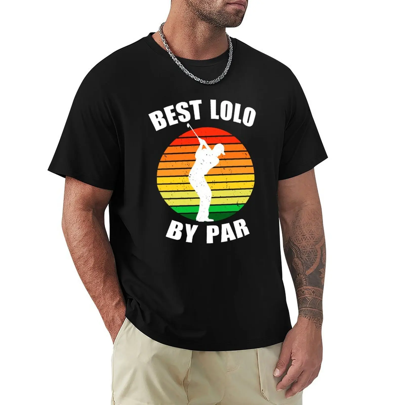 

Best Lolo By Par Мужская рубашка для гольфа Дедушка Рубашки для гольфа День отца Рождественские подарки от внука Онучка Футболка для гольфа Gr