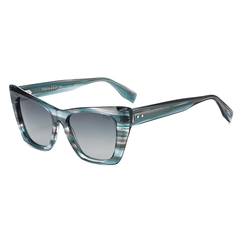 Retro Fashion Cat Eye Acetate polarized Sunglasses Women 8872 Brand Sun Glasses Gradient Lens Design Unisex Female Shades UV400