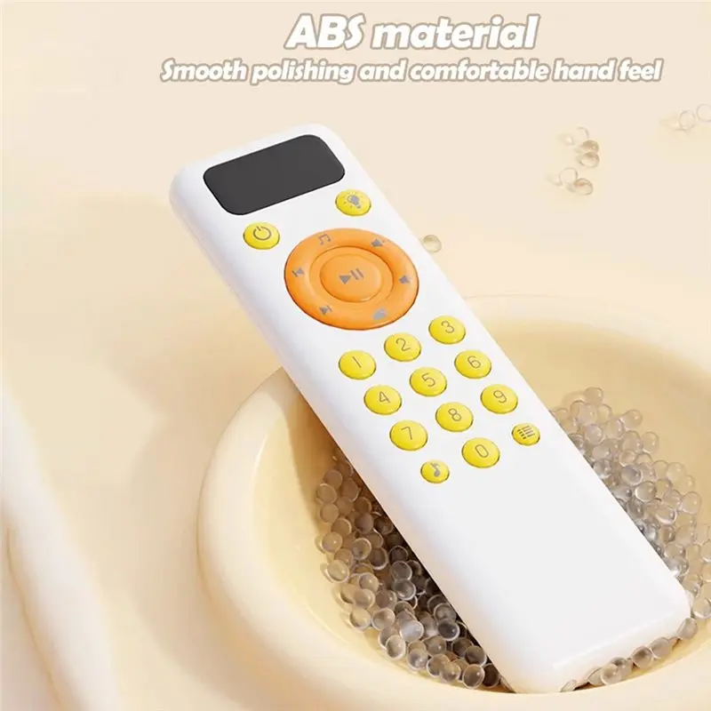 ABUM-Musical Baby With Music And Light Kids Simulation TV Remote Control Sensory Cognitive Gift