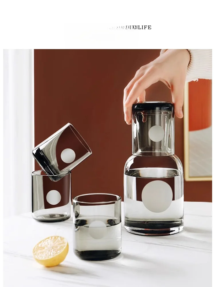 

Tlife Sunrise High Temperature Resistant Tea Set Luxury Home Use Attractive Appearance Nordic Sle Glass Cold Water Pot