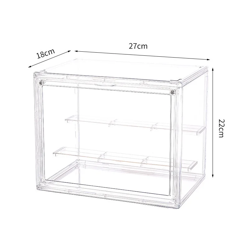 Blind Box Lagerung Display Rack Desktop Leiter Transparent Staubdicht Griff Lagerung Große Kapazität Blase Matte Display Schmuck Box