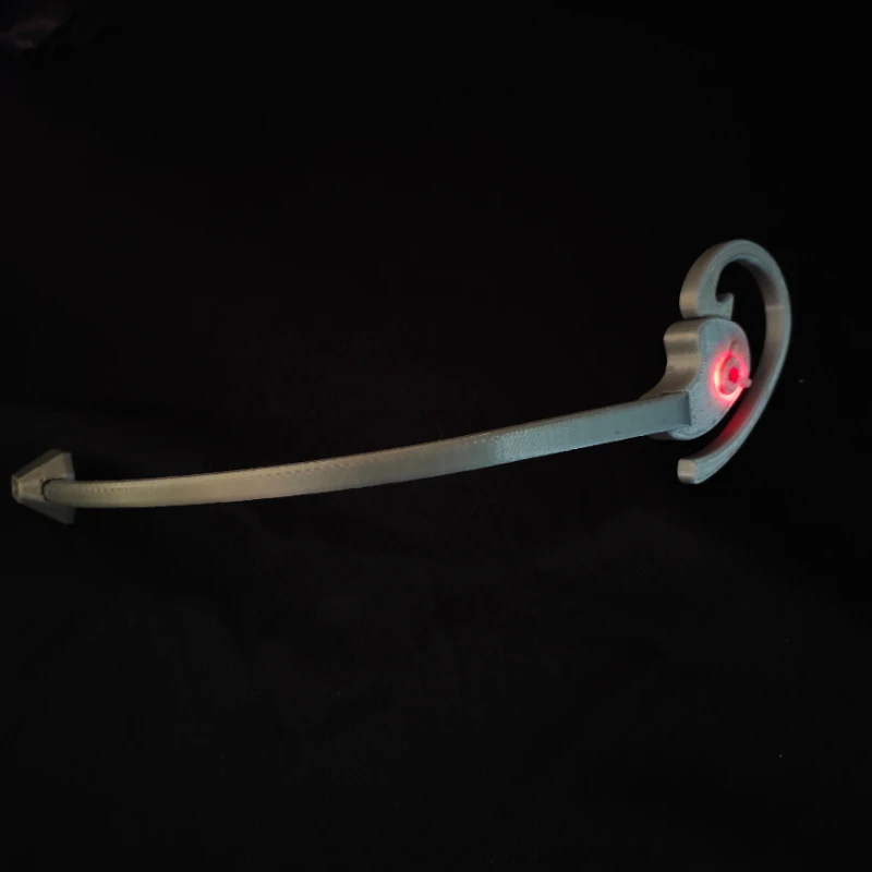 อะนิเมะคนต่างด้าว STAGE R7 Luka คอสเพลย์ชุดหูฟังหูฟังพลาสติกเรืองแสงหูฟังซ้ายไมโครโฟน PROP อุปกรณ์เสริมของขวัญ