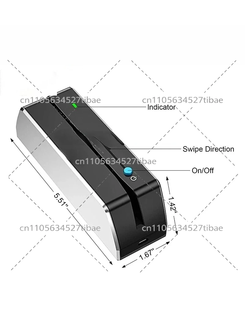 Professional manufacturing MSRX6 MSRX6BT card reader mobile terminal