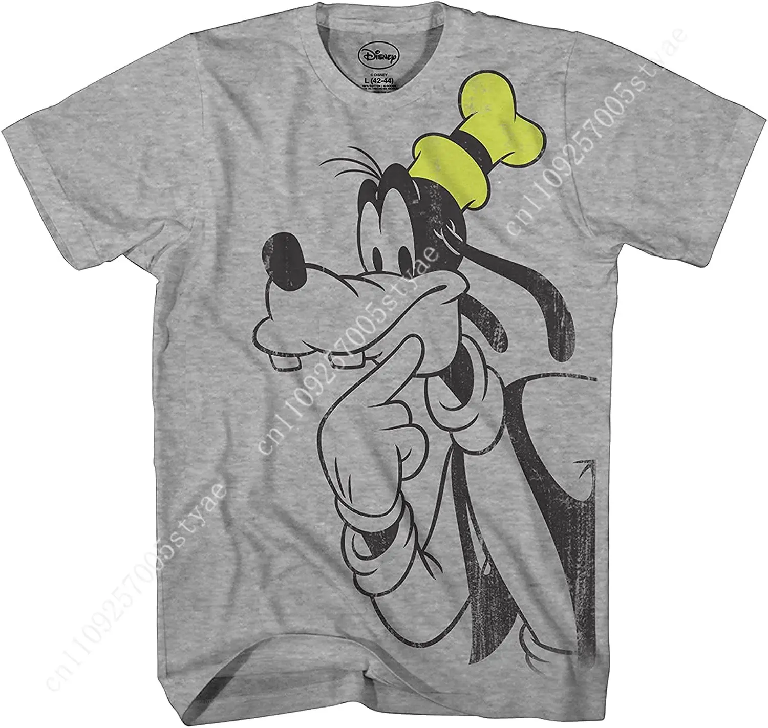 

Disney Goofy Thinking Distressed Adult Men's T-Shirt