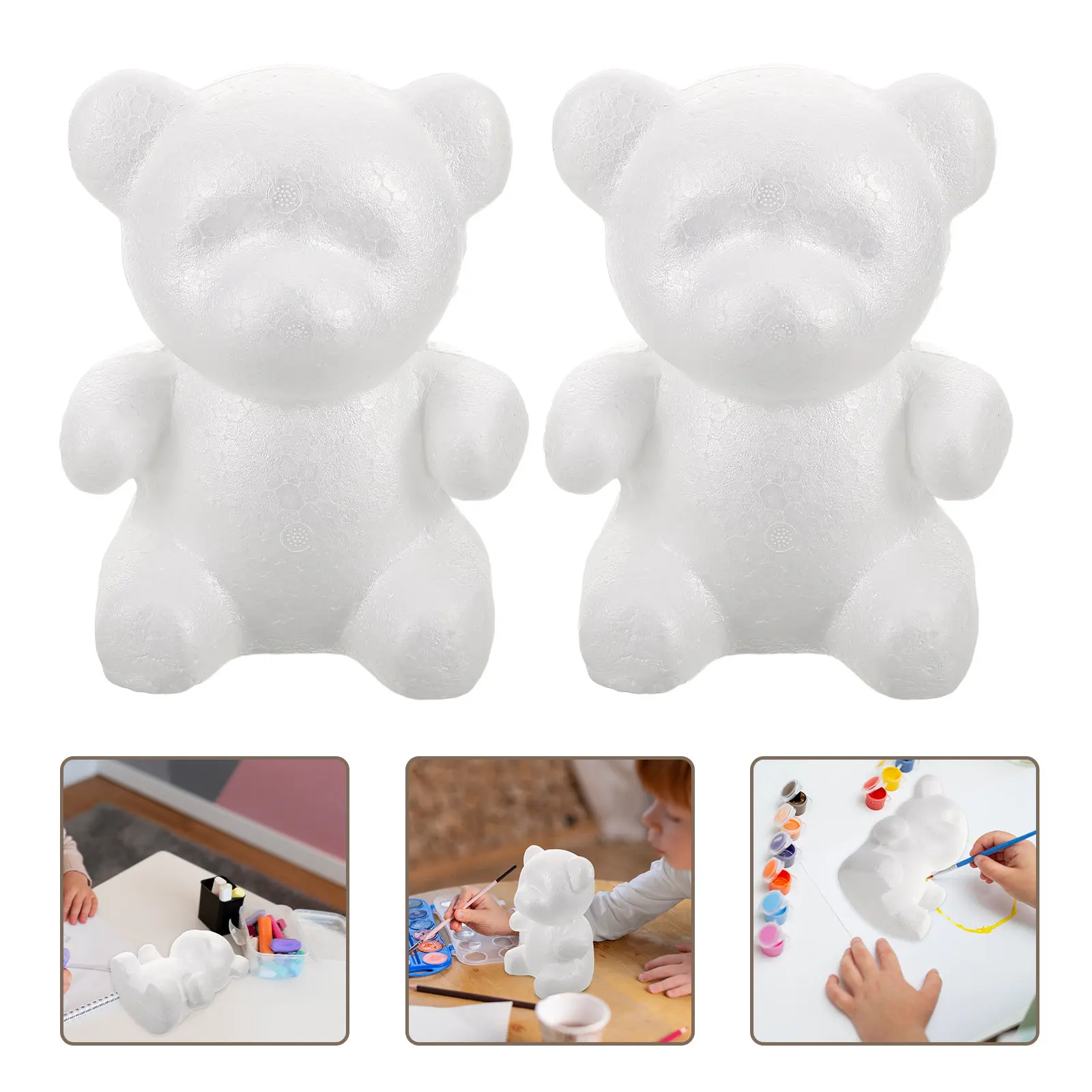 conjunto-de-4-esculturas-de-urso-em-espuma-mini-pintaveis-diy-para-projetos-de-arte-criativa-atividades-pais-e-filhos-decoracao-de-mesa-e-estante