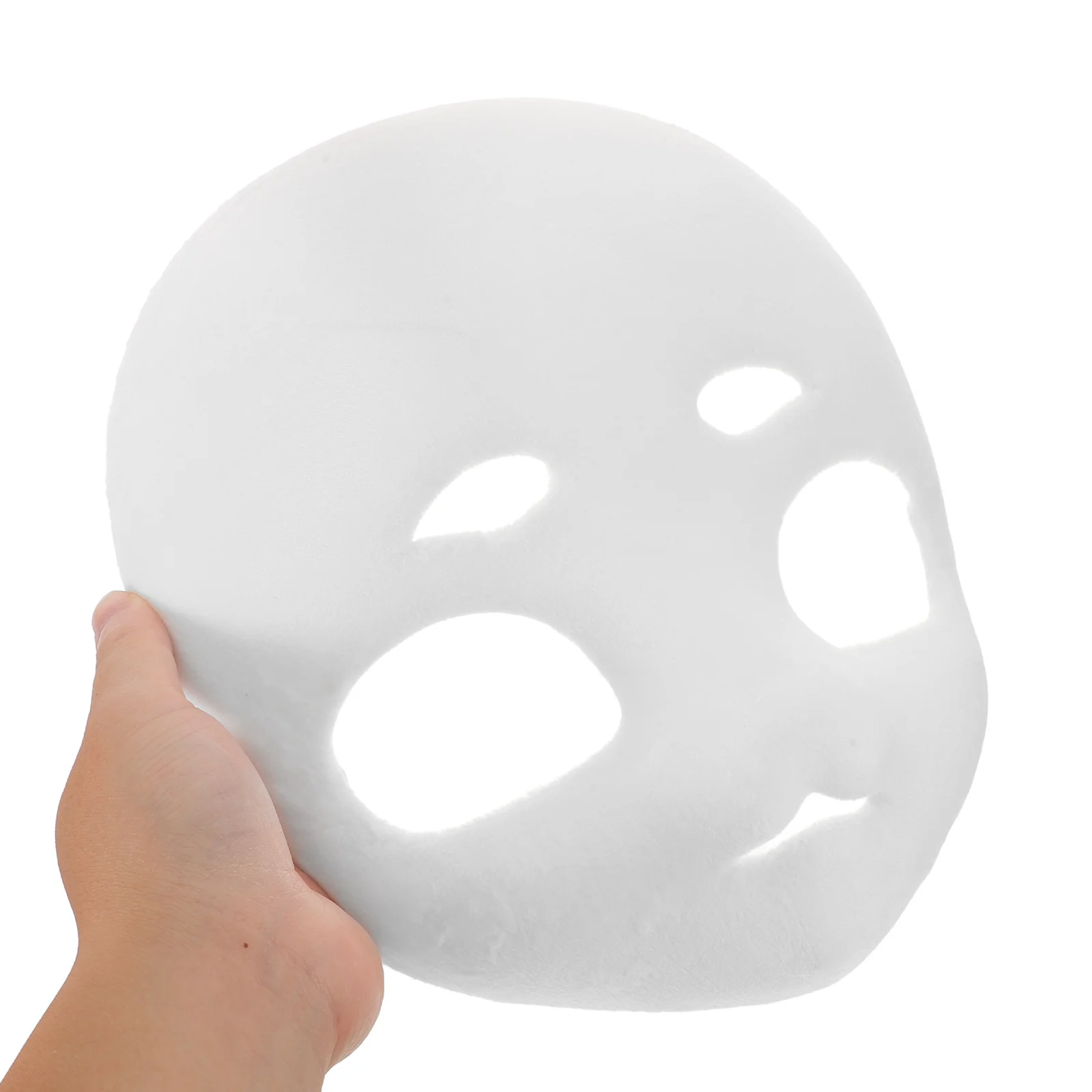 

White Animal Mask Blank Fursuit Base Unpainted DIY Cosplay Costume Headgear Halloween Masquerade Party Accessory