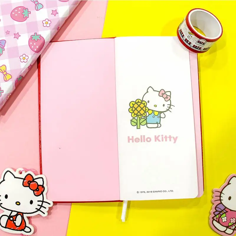 Kawai Sanrios Hellokitty Weeks Plan Handbook Time Management Cinnamorol Notepad Self-Discipline Notebook Melody Memo Hand Ledger