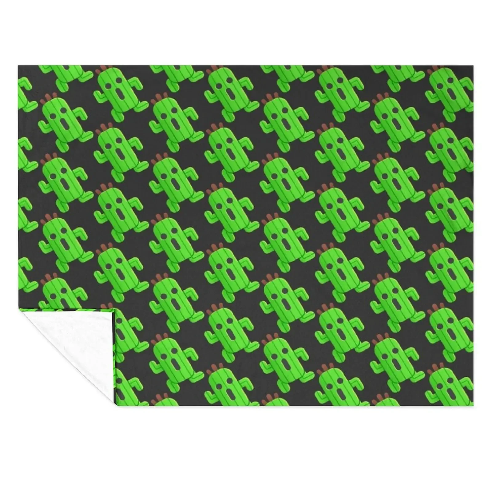 

Lil' Cactuar Throw Blanket blankets and throws Summer Decoratives Summer Beddings Blankets