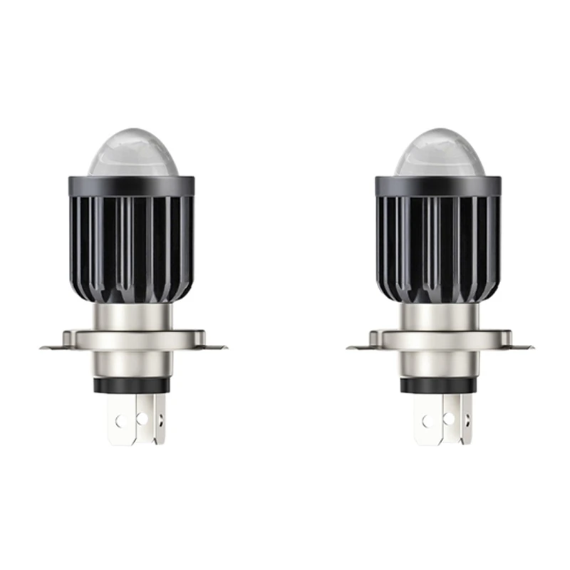 

2 шт., светодиодные лампы H4 для прожектора мотоцикла