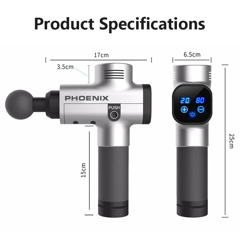 Рисунок 6 - Массажный пистолет с 4 насадками