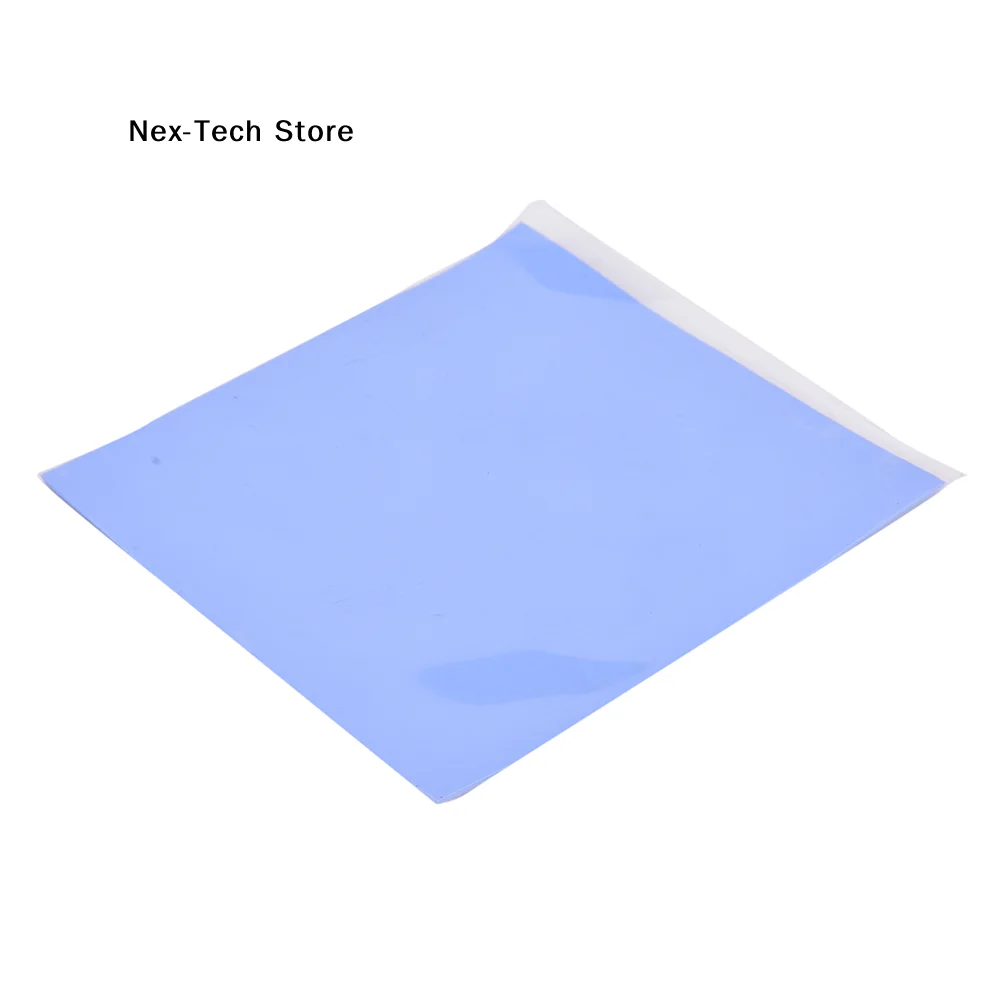 1Pcs Cooling Thermal Conductive Silicone Pad Blue GPU CPU Heatsink Cooling Thermal Conductive Silicone Pad 100mmx100mmx0.5mm