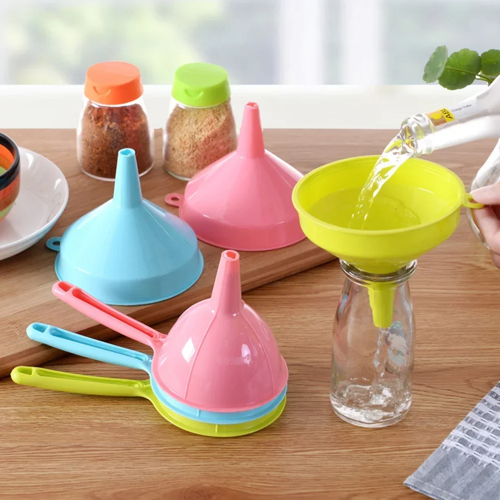 Kitchen Funnels Multipurpose Plastic New Kitchen Utensils Long-handled New Utensilss Kitchen Tool Random Color