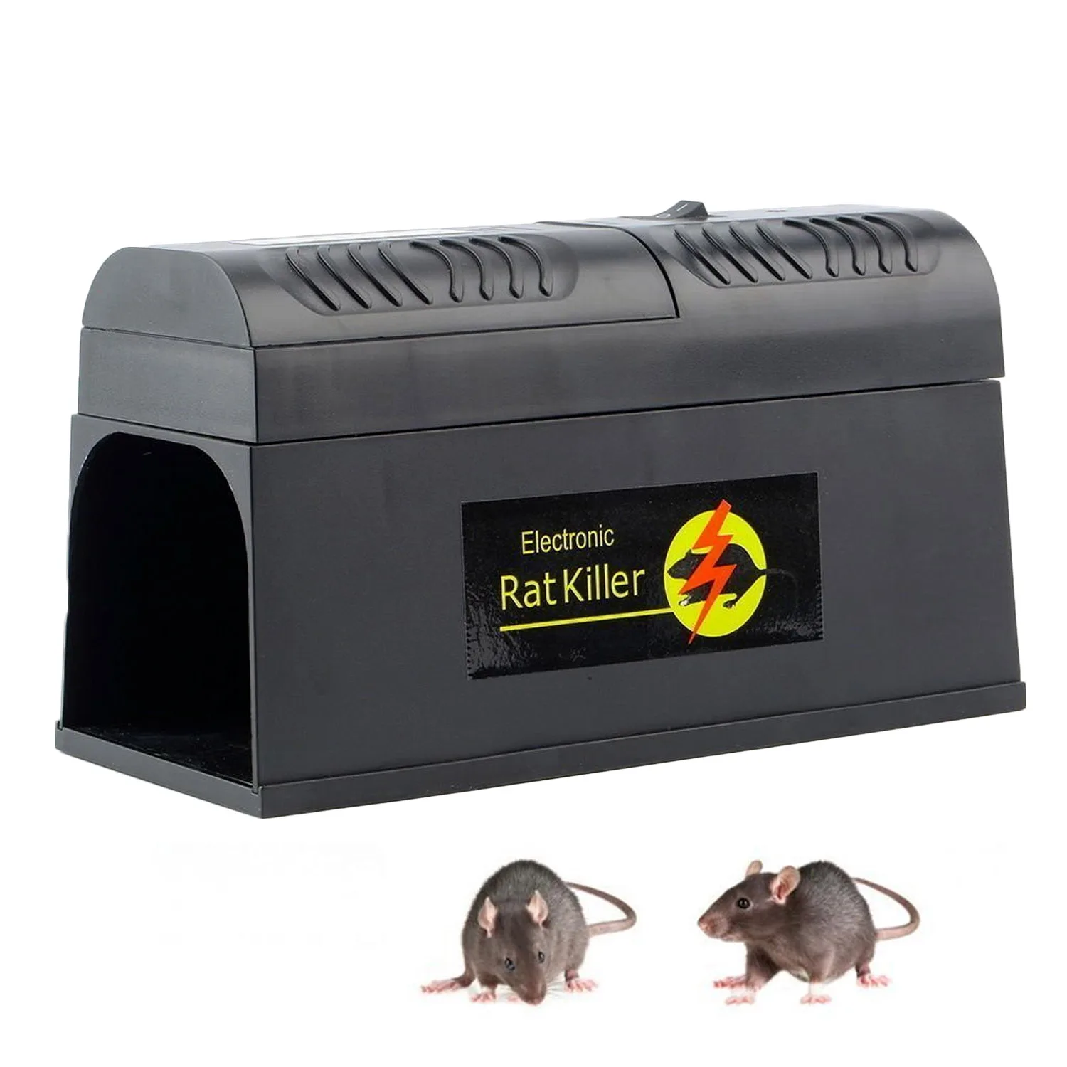 

Behogar Electric Shock Mouse Mice Rat Rodent Trap Cage Killer Zapper Reject Rejector For Serious Pest Control EU US UK Plug