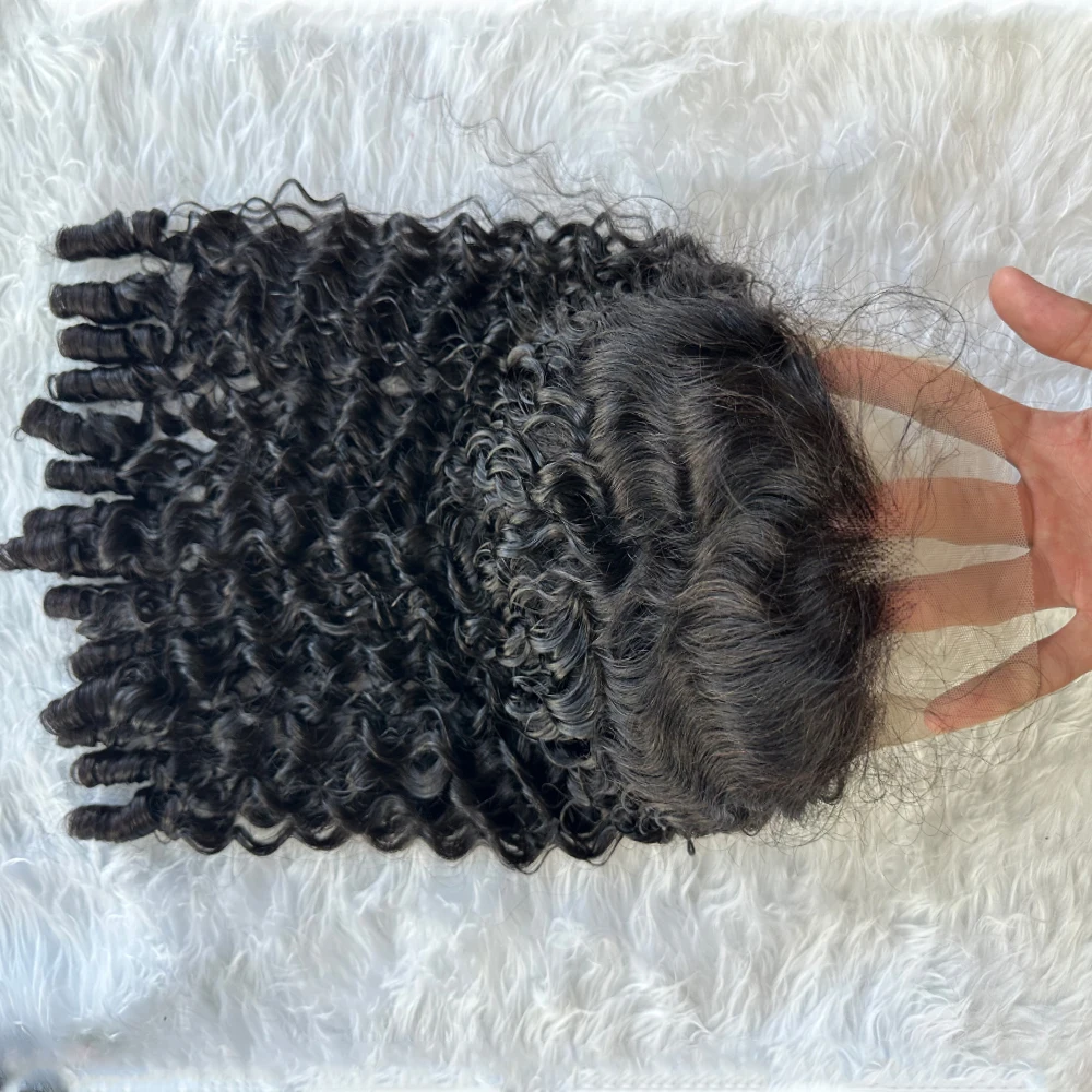 

Burmese Curly Human Hair Wigs 12A Brazilian Hair 13X6 13x4 Lace Frontal Wigs Human Hair 200% Density HD Lace Wig For Women