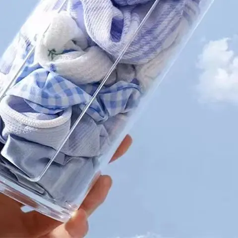 

Hair Rope Storage Box Transparent Box Cosmetic Cotton Storage Box Hair Accessories Hairpin Storage Box Sundries Storage Box