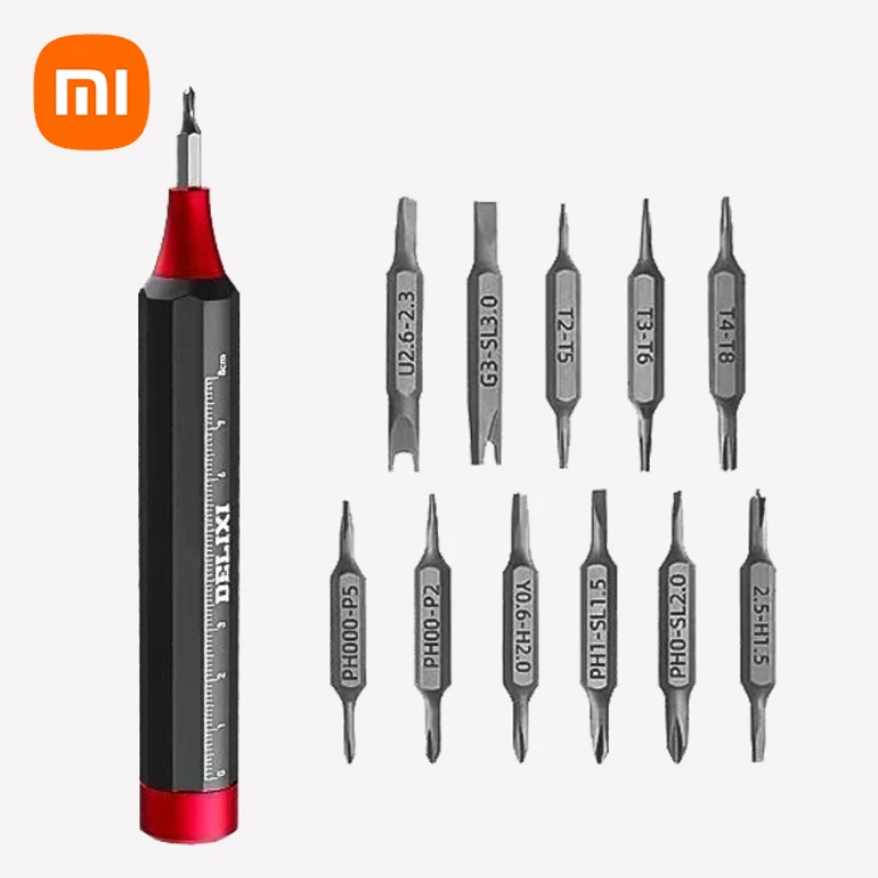 Xiaomi DELIXI Precision Screwdriver Set Multifunctional Mini Portable Household Professional Maintenance for Watch Repairs Tools