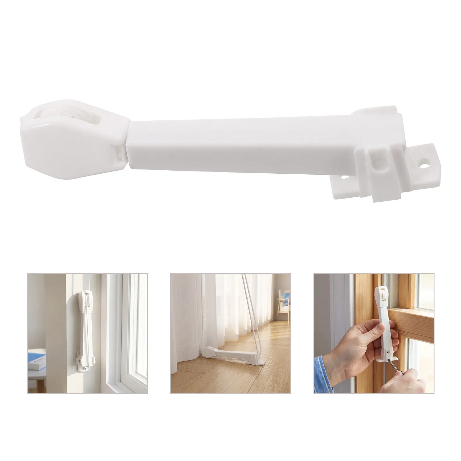 2 Pcs Curtain Rope Tensioner Blind Cord Holder Wall Mount Safety Retainer Mounting