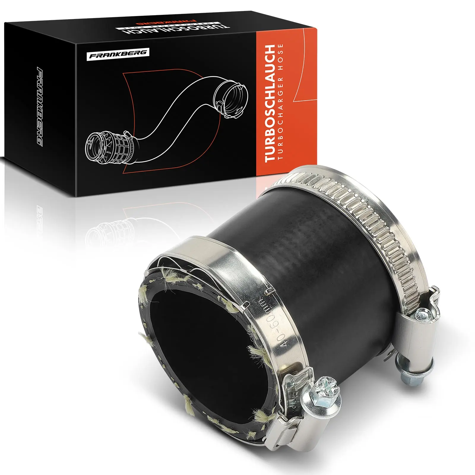 Frankberg 1x Ladeluchtslang Turboslang Ladeluchtkoeler voor VW Transporter T4 70A 70B 70E Bus Box 701145828B 09-0769