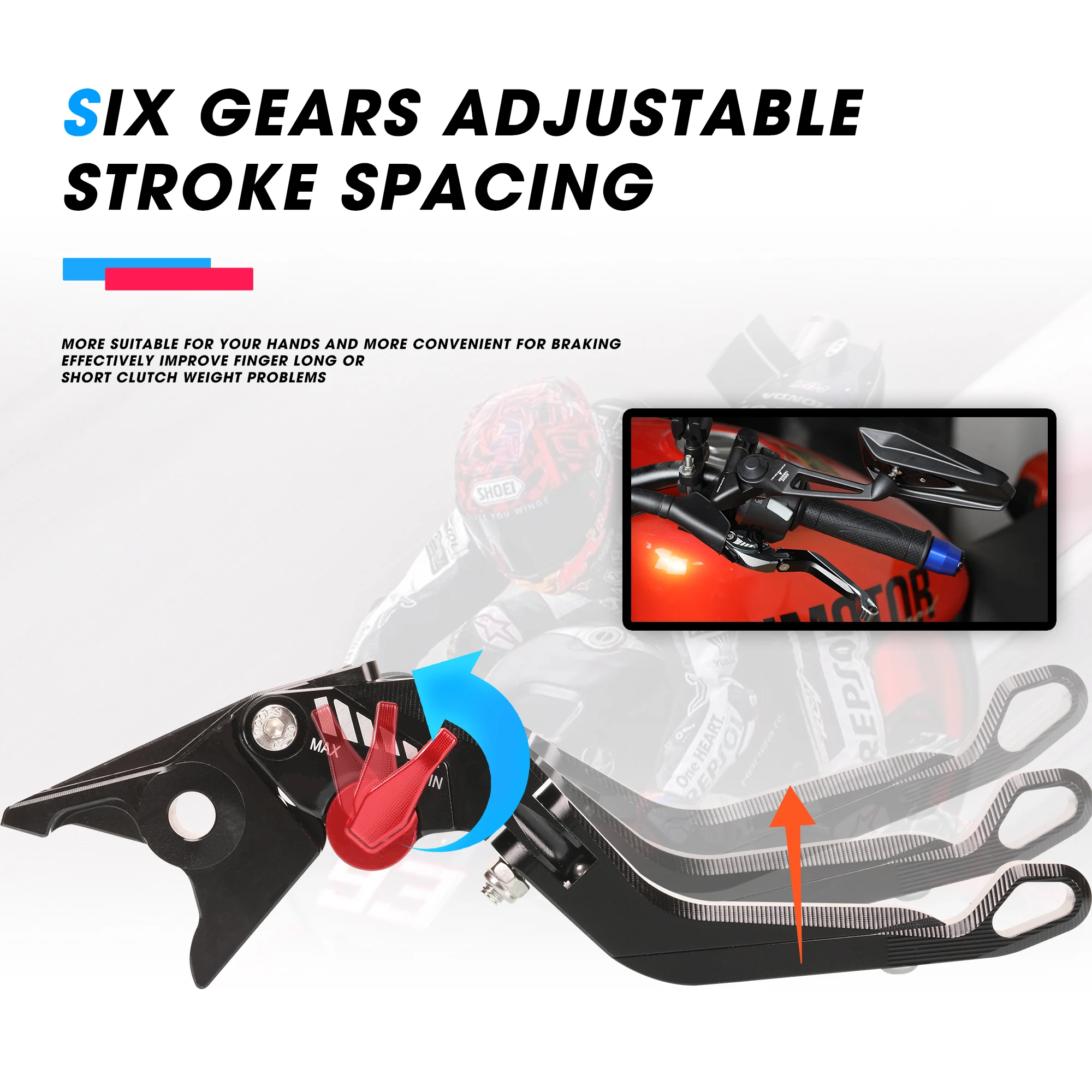 Motorcycle SR GT200 2023 Adjustable CNC 5D aluminium Brake Clutch Levers Handle For Aprilia SR GT 200 2022 SR GT200 2023