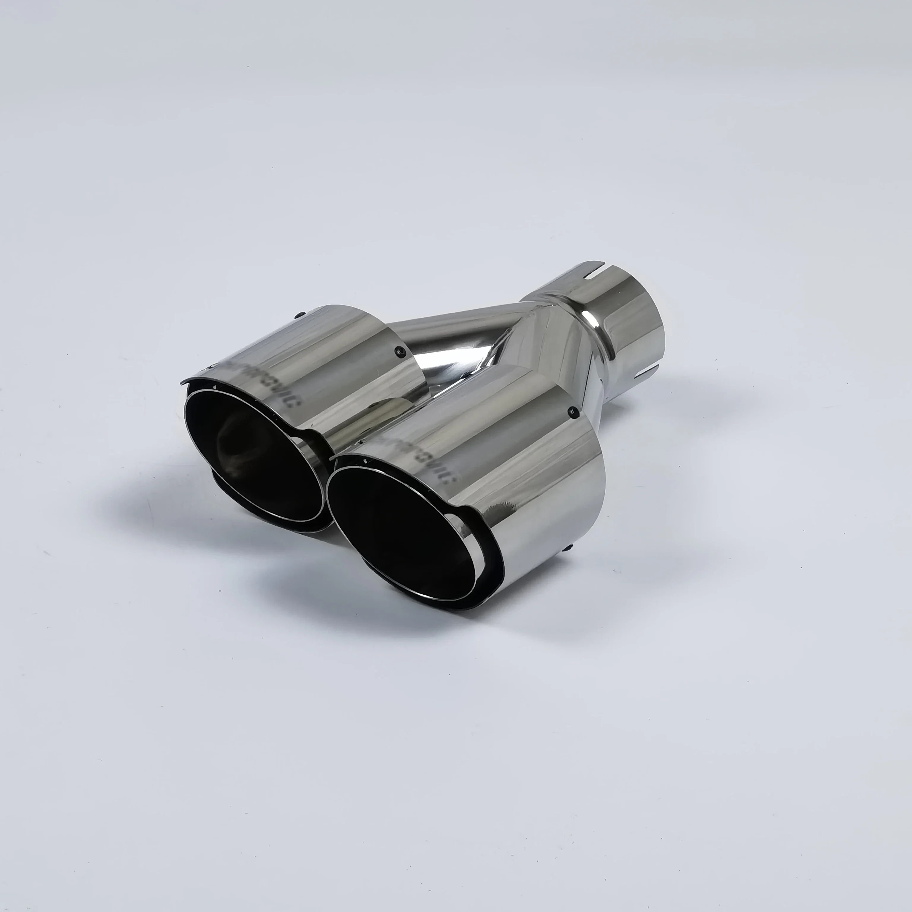 Stainless steel 3.5 inches Modified Exhaust Pipe For A Car Car Accessories Twin Exhaust Pipe Tail Throat