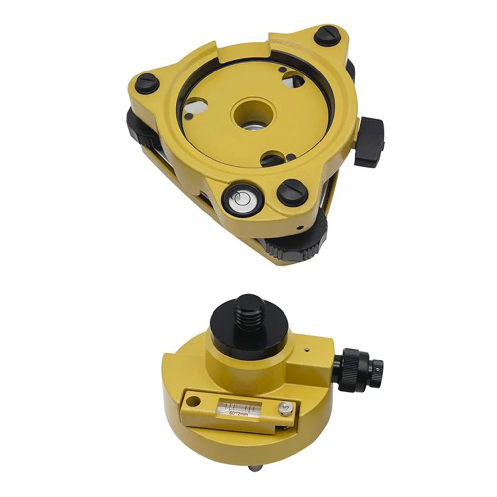 Take Your Surveying to the Next Level with the Revolutionary Yellow Base and Adapter with Optical Plummet for Prisms Sets