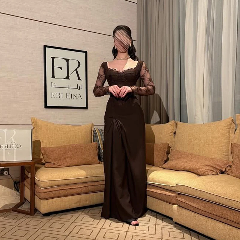 

Thinyfull 2026 Mermaid Prom Evening Dresses Saudi Arabia Sweetheart Long Sleeve Party Dress Night Cocktail Prom Gowns Customized