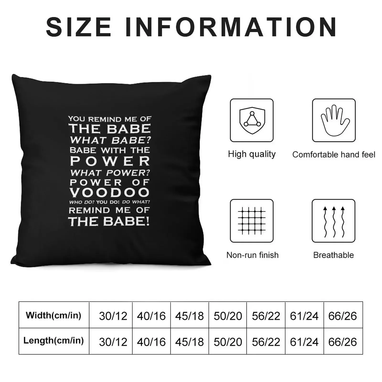 Copy of Babe With the Power Word Art Throw Pillow anime girl Elastic Cover For Sofa Decorative Cushions For Living Room pillow