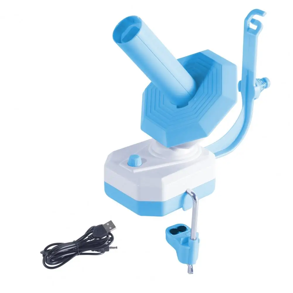 Yarn Pie Shape Winder Compact Yarn Winder Electric Yarn Winder with Adjustable Speed Capacity for Crocheters Lower Noise Ball