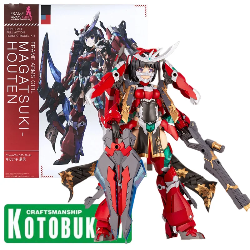 

In Stock Kotobukiya Original Box FRAME ARMS GIRL MAGATSUKI-HOUTEN Action Plastic Assembil Model Kit Toy Gift for Children