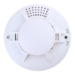 Heat Alarm Smoke Alarm Detector Battery-operated Smoke Detectors Light Sound Warning Alarm for Warehouse Thermal Fire Alarm