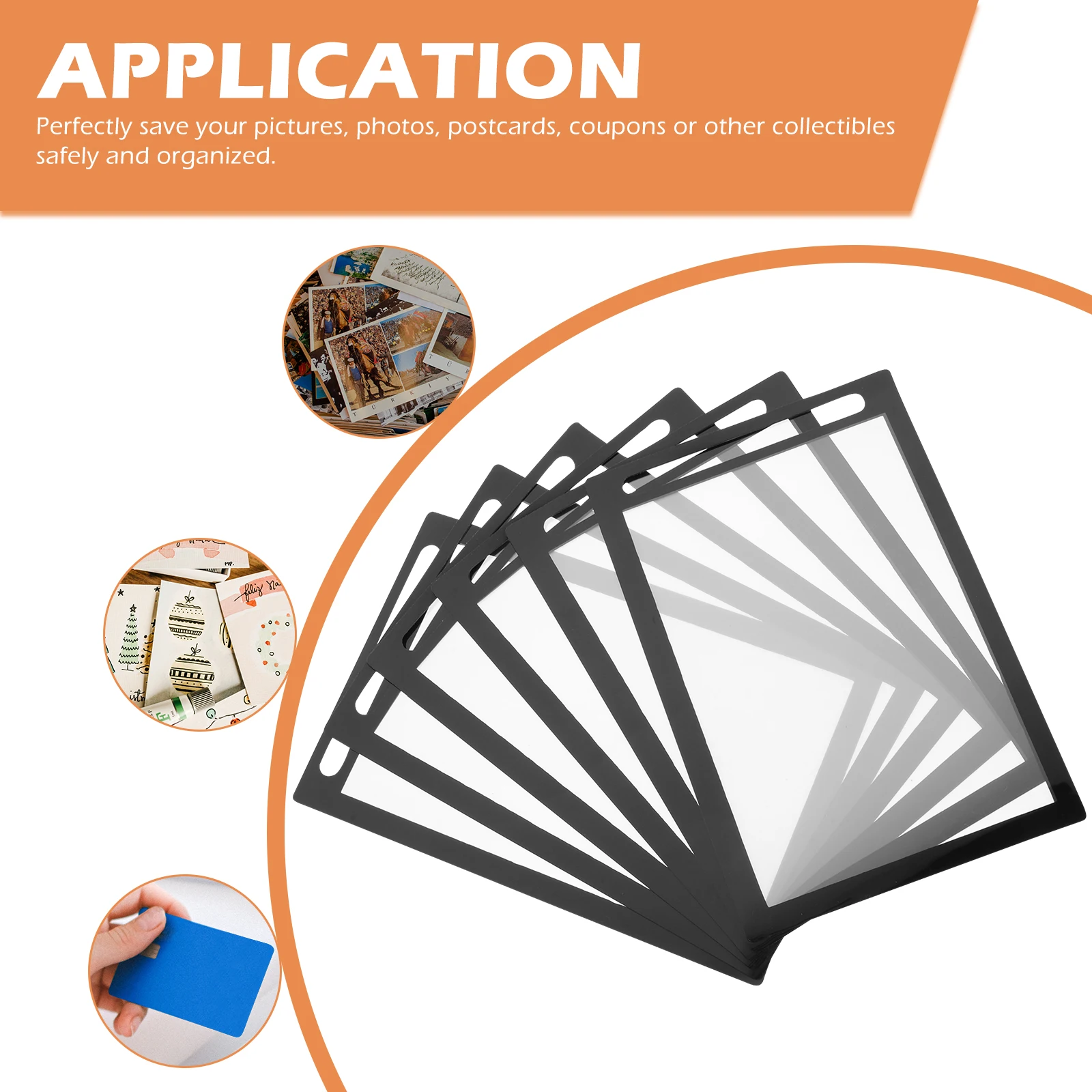

6 Pcs Pvc Card Set Protector Sleeves Table Holders Protectors Cards Covers for Hard Plastic Storage Clear