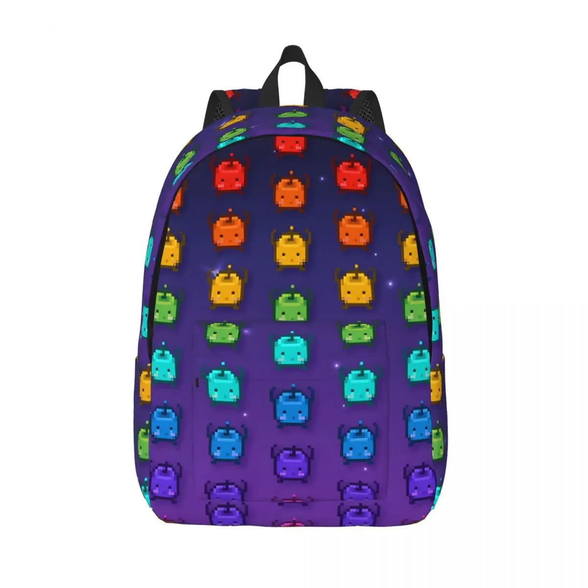 Rainbow Junimos Children's Bags Stardew Valley Office Workers Light For Work Office Back To School Gift Retro Washable Bags