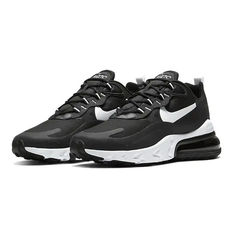 Nike-zapatillas Nike Air Max 270 React, zapatos negros, CI3866-004