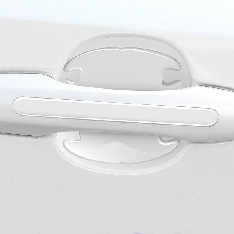 Przezroczyste naklejki ochronne na klamkę drzwi samochodu Naklejki na miskę Ochrona przed zarysowaniami Antykolizyjny niewidoczny przezroczysty pasek