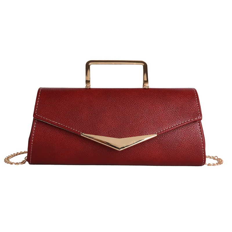  حقيبة مربعة 2025 مع حزام سلسلة، محفظة عصرية بمقبض علوي للنساء، حقيبة كتف معدنية، حقيبة كروس متعددة الاستخدامات #4