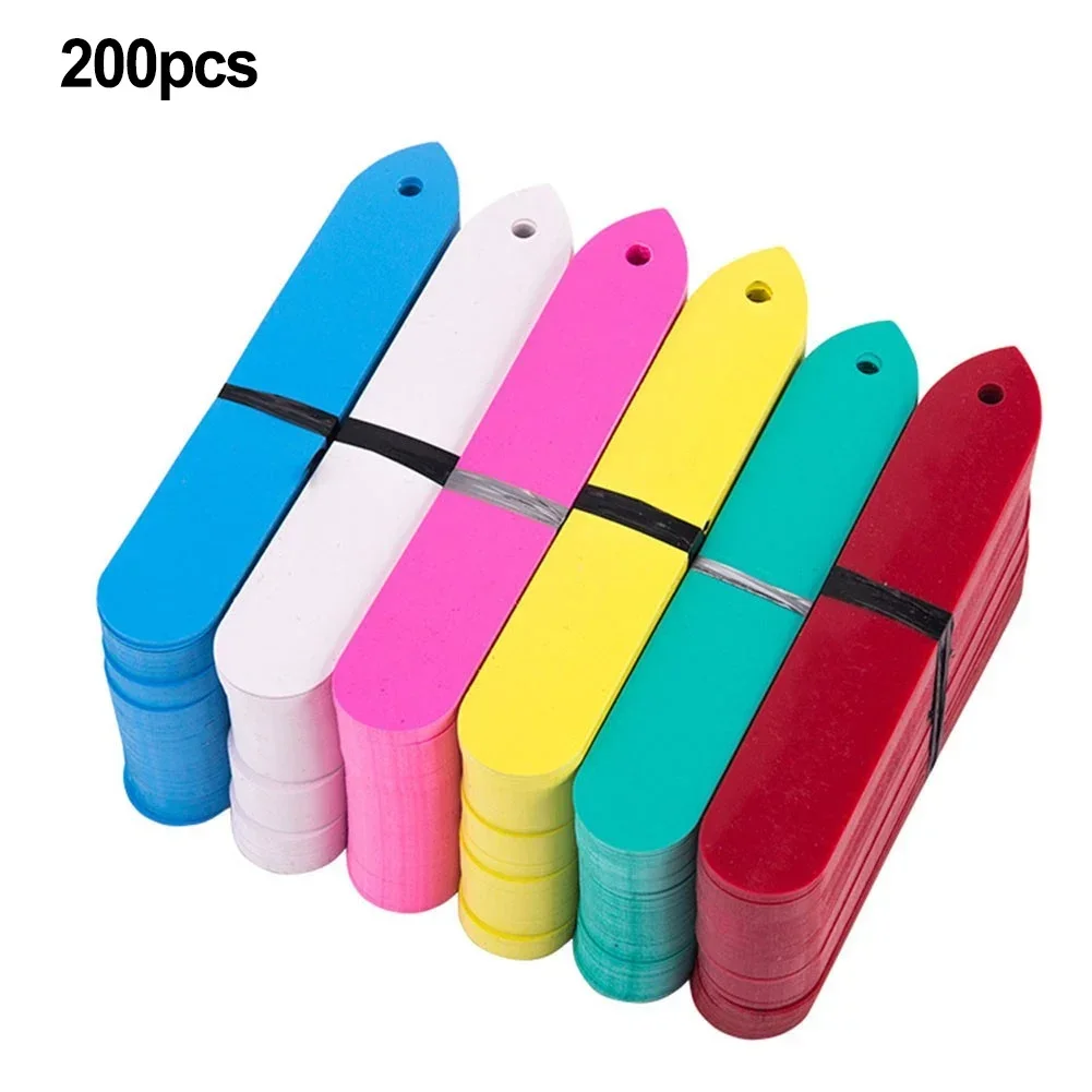 200Pcs Plant Marker Labels Flexible PVC Tag  Waterproof Garden Tool Accessories High-quality Hot Sale 2025