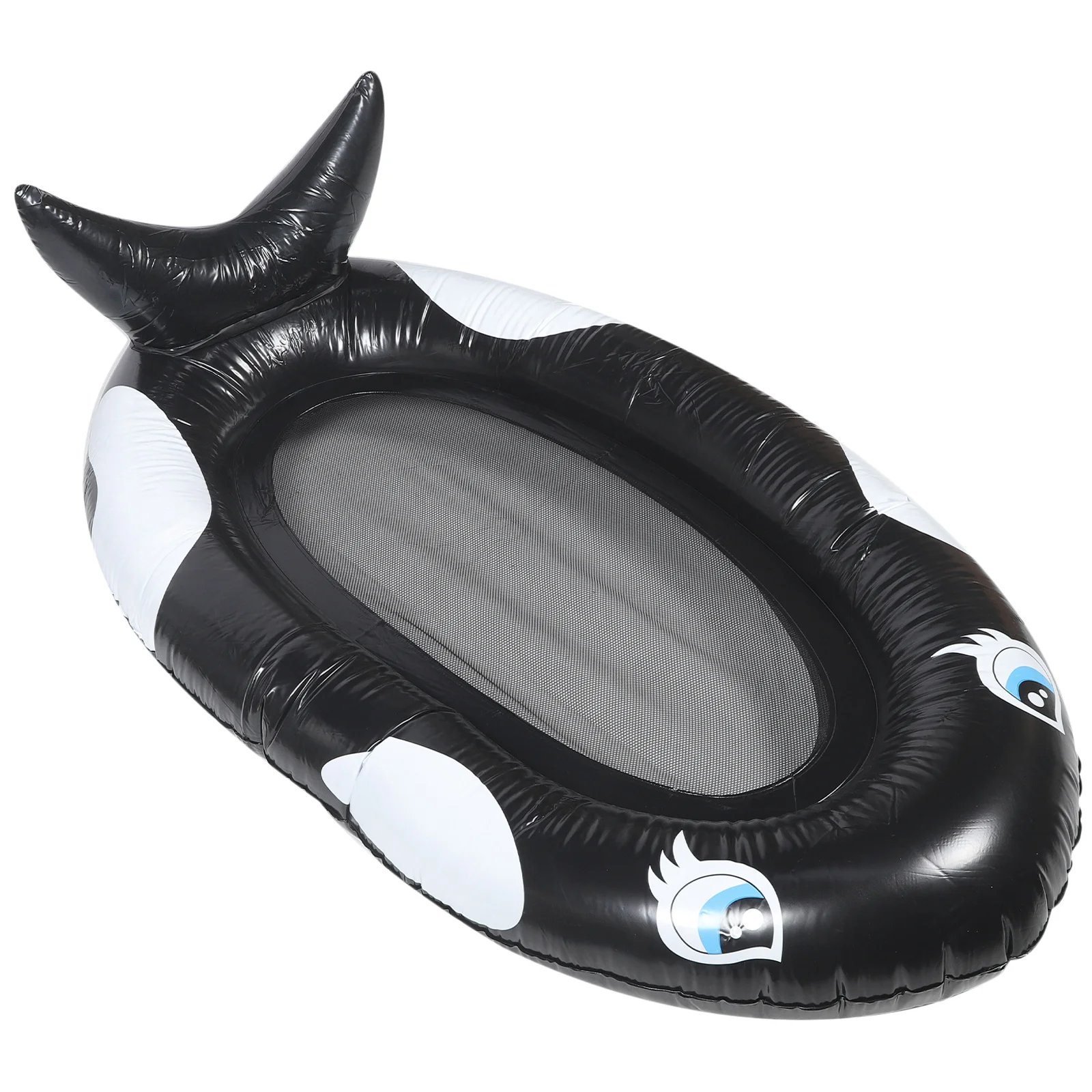 Tapete flutuante inflável de pvc para piscina, rede de água dobrável e leve para descanso na piscina, cadeira de malha flutuante para festa de natação para adultos