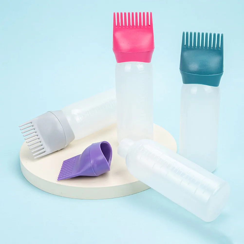 

Набор из 6 аппликаторов для окрашивания волос: расческа-бутылочка с мерной шкалой для точного нанесения на кожу головы, многоразовые, легкие