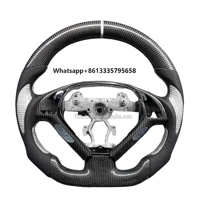 

Wholesale Products Carbon Fiber Perforated Leather Steering Wheel for Infiniti G27 G37 Car Steering Wheel