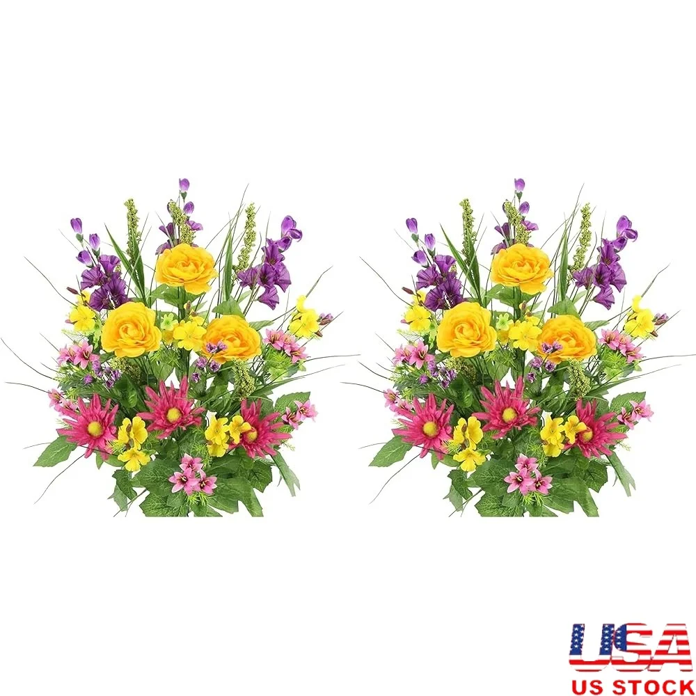 

2pcs Morning Glory Ranunculus Artificial Flowers Faux Spring Bouquet Home Wedding Decoration Indoor Floral Arrangement