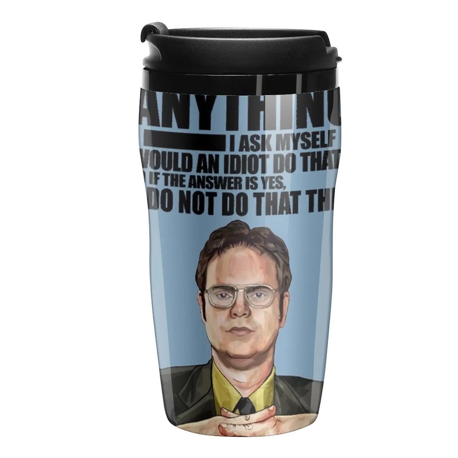 New The Office - Dwight K. Schrute Travel Coffee Mug Cute Mugs Coffee Bowl Thermal Cup For Coffee Glasses For Coffee