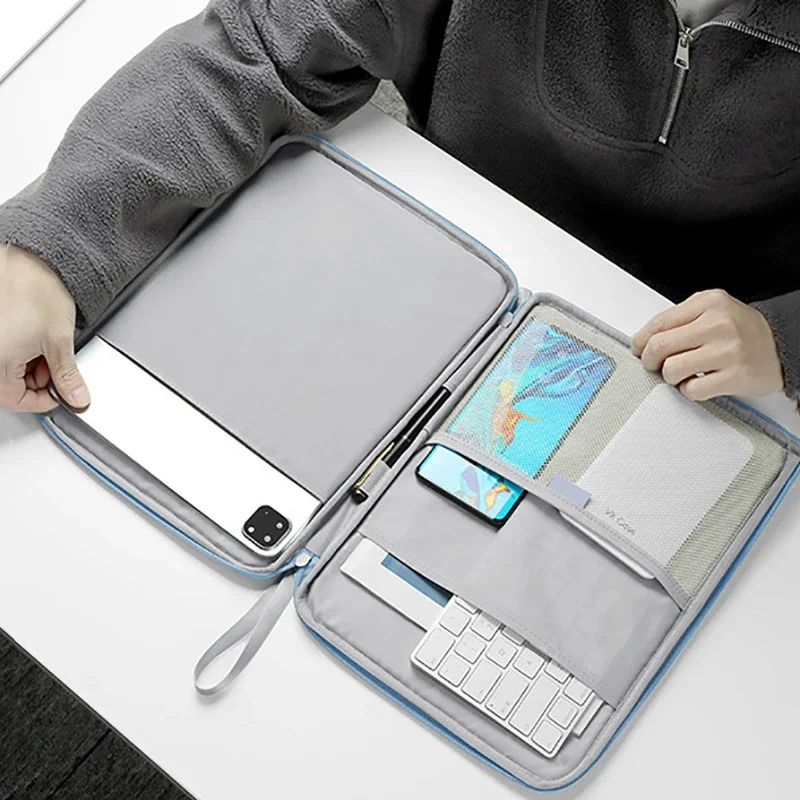 iPad Computer Bag 7.9-13.3-Inch Protective Case Inch Portable Tablet Storage Bag, Lightweight and Luxurious Shockproof Portable